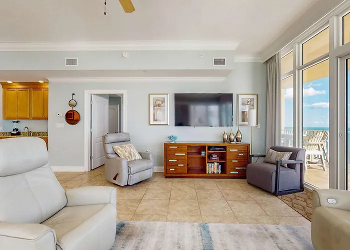 Holiday home Gulf-front With Panoramic Views Balcony & Shared Pool Hot Tub Gym Gulf Shores