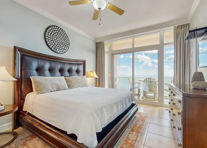 Holiday home Gulf-front With Panoramic Views Balcony & Shared Pool Hot Tub Gym Gulf Shores