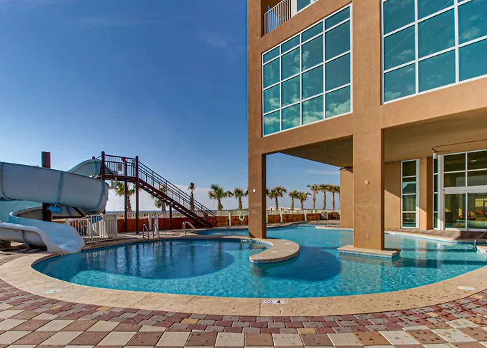 Gulf-front With Panoramic Views Balcony & Shared Pool Hot Tub Gym Gulf Shores