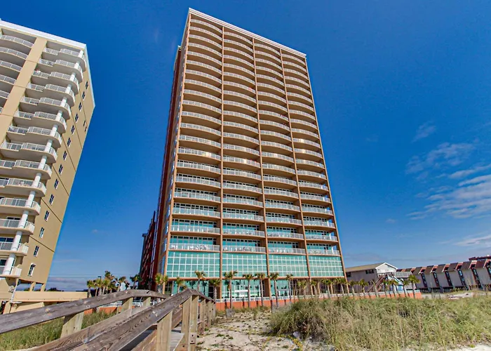 Gulf-front With Panoramic Views Balcony & Shared Pool Hot Tub Gym